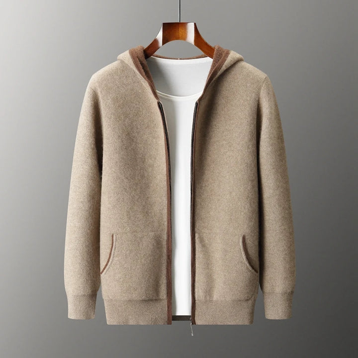 Aspen Cashmere Zip Hoodie