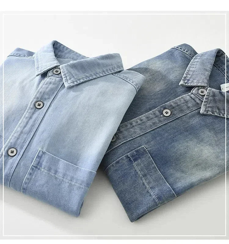 The Kyoto Denim Shirt by Tom Claren