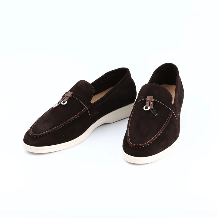 The Verona Suede Loafers by Tom Claren