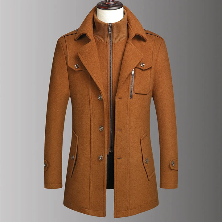 Double Collar Coat by Tom Claren