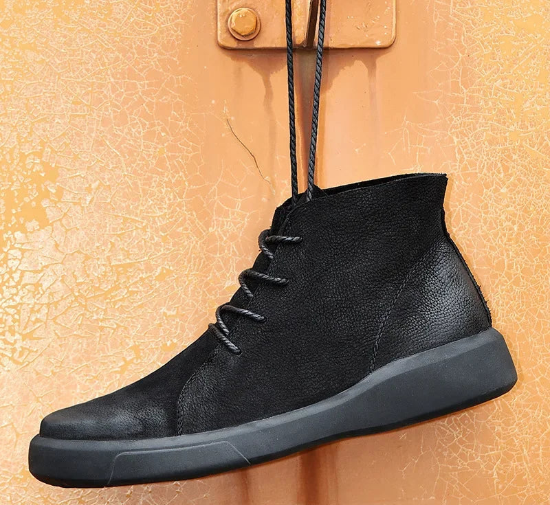 Winter Fleece-Lined High-Top Boots