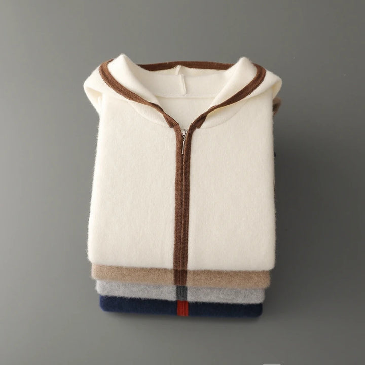 Aspen Cashmere Zip Hoodie