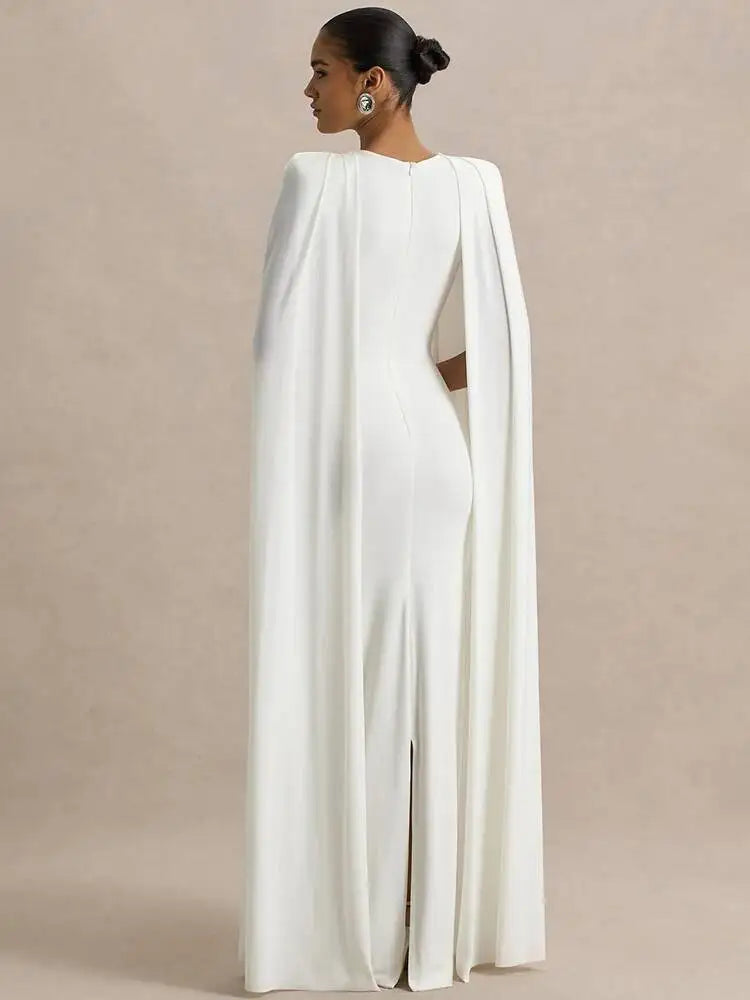 Lyra Cape Maxi Dress