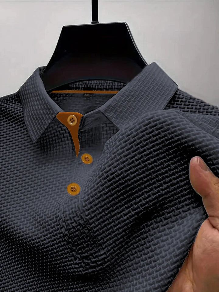 Nero Ice Silk Polo by Tom Claren