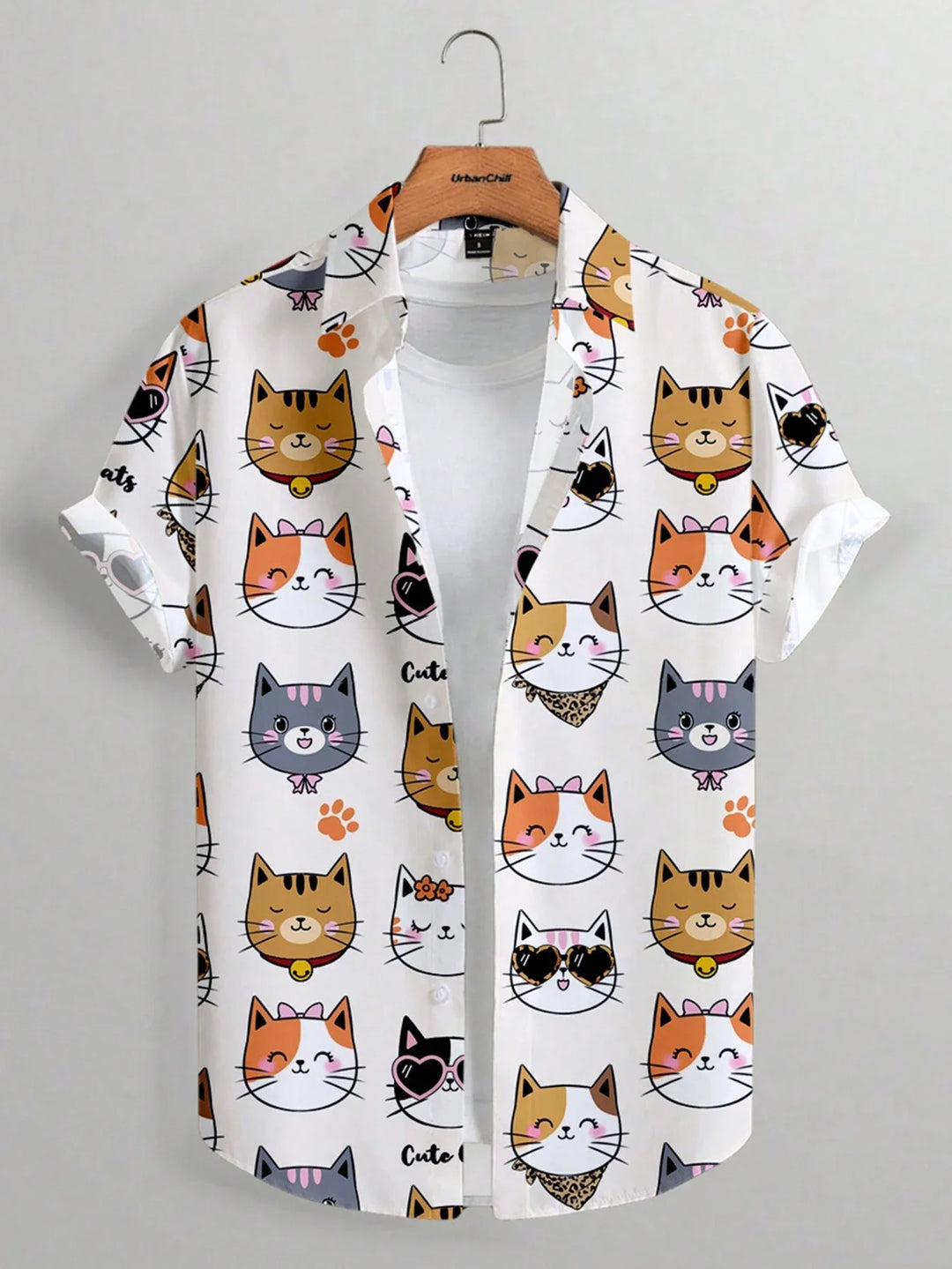 Forte Cat Print Shirt by Tom Claren