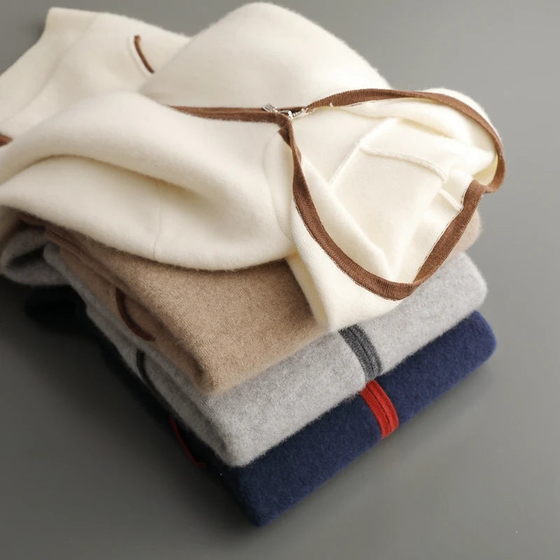 Aspen Cashmere Zip Hoodie