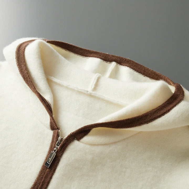 Aspen Cashmere Zip Hoodie