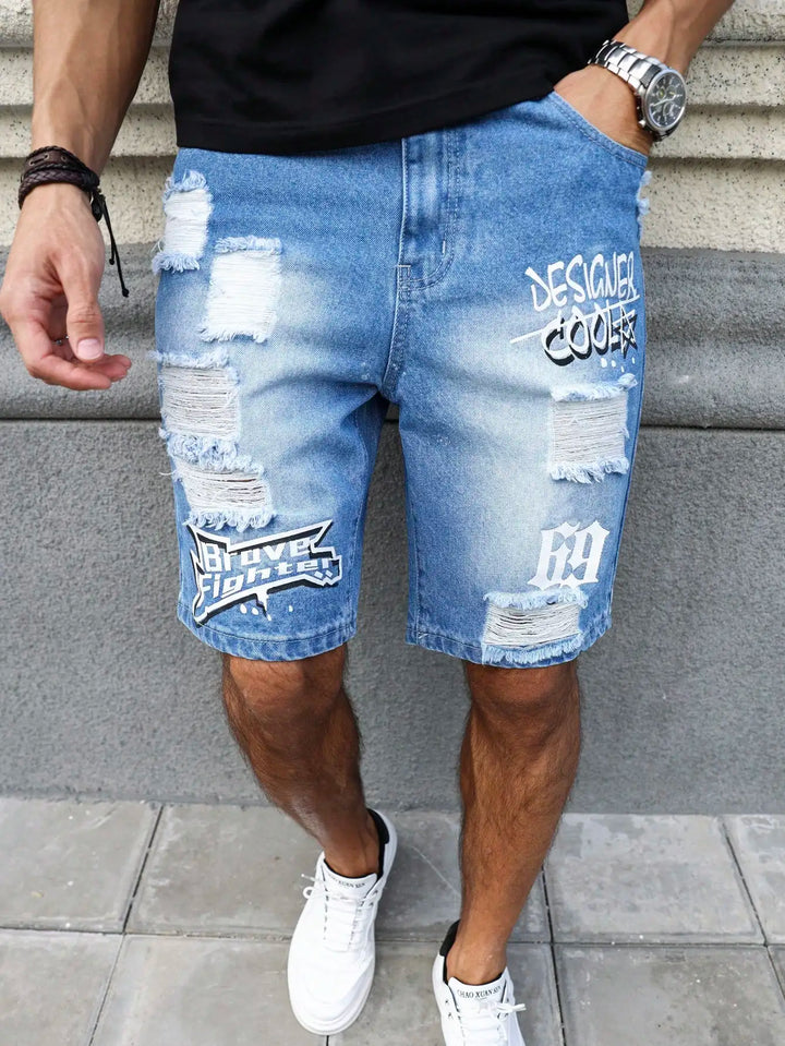 Forte Blue Denim Tom Claren  Shorts