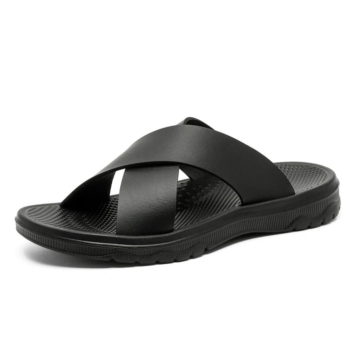 Riviera Luxe Leather Slides