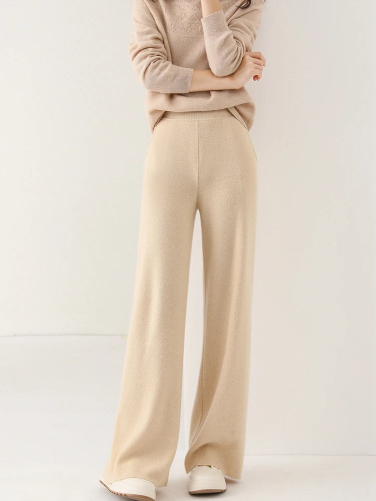 The Sienna Merino Knit Pants by Tom Claren
