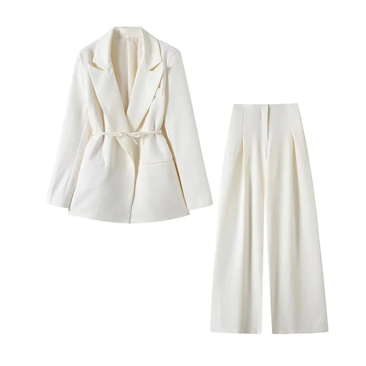 Belted Suit Set by Tom Claren