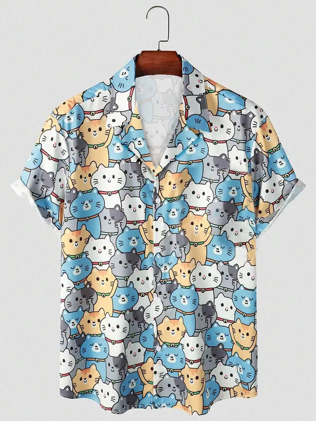 Forte Cat Print Shirt by Tom Claren