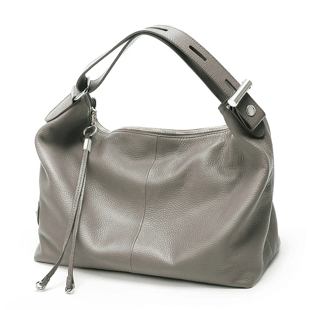 Leather Shoulder Bag by Tom Claren
