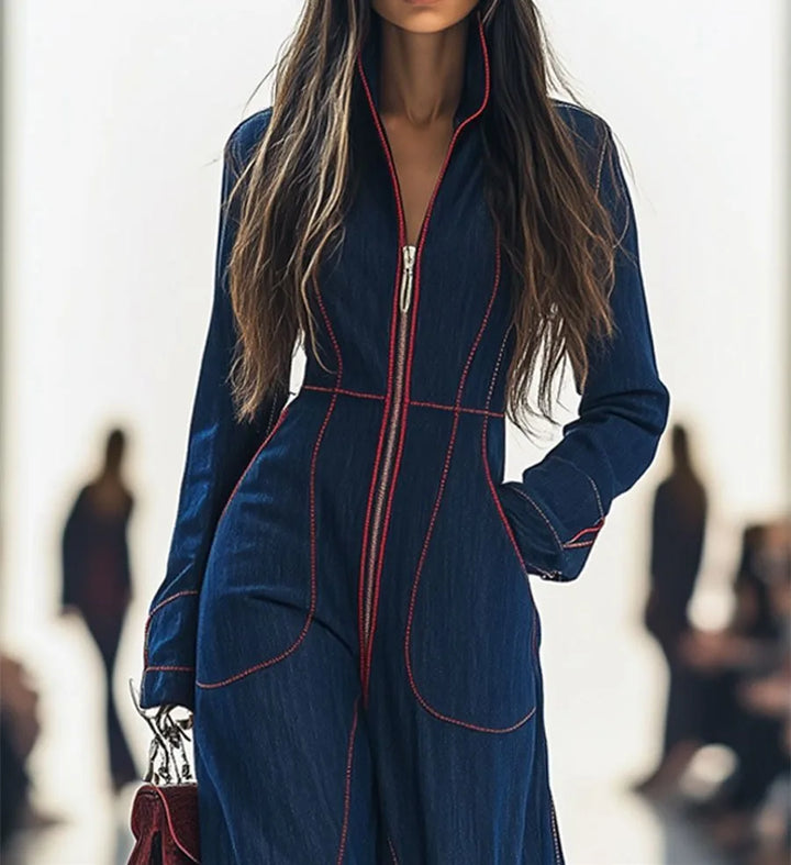 Wide Leg Jumpsuit by Tom Claren