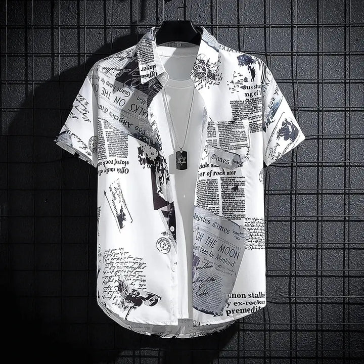 Solenne Print Shirt by Tom Claren
