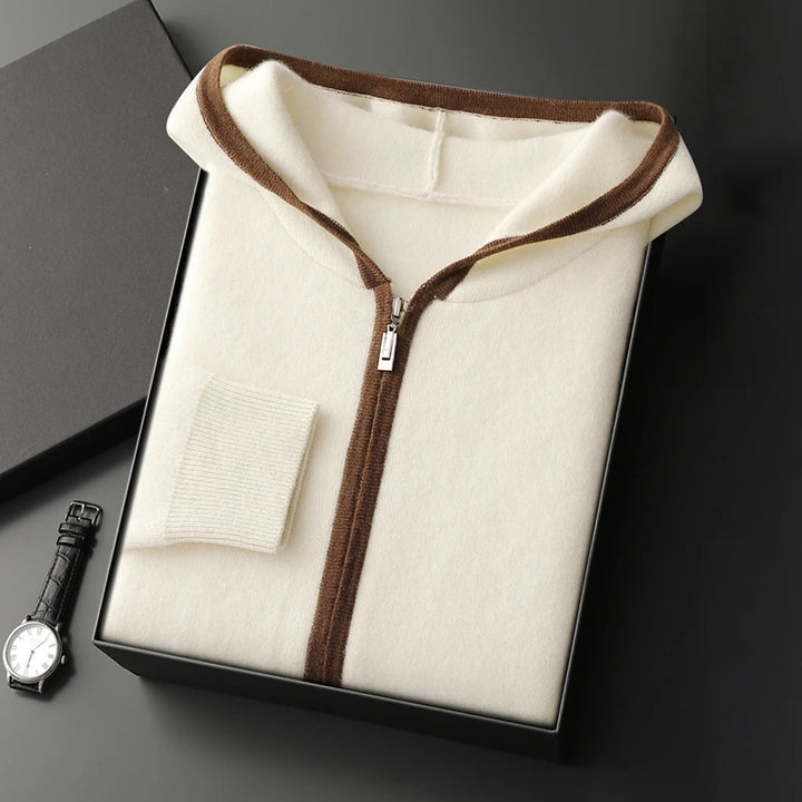 Aspen Cashmere Zip Hoodie