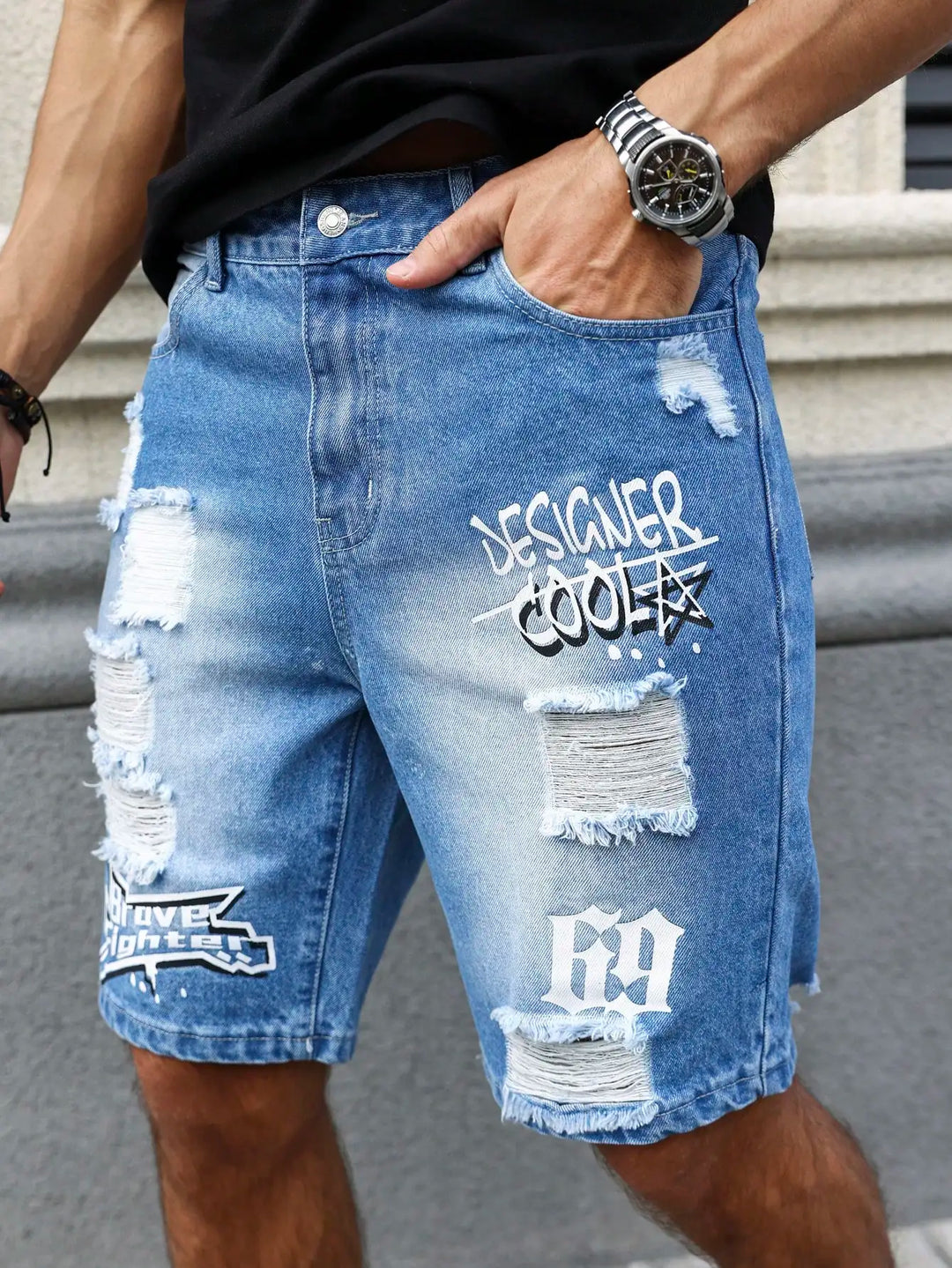 Forte Blue Denim Tom Claren  Shorts