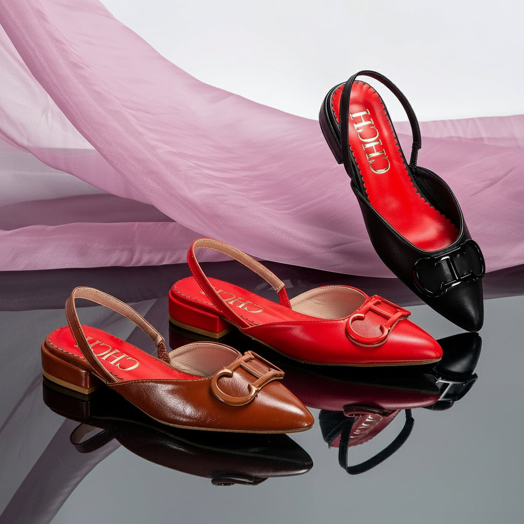 Nova Low-Heel Sandals