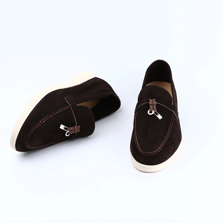 The Verona Suede Loafers by Tom Claren