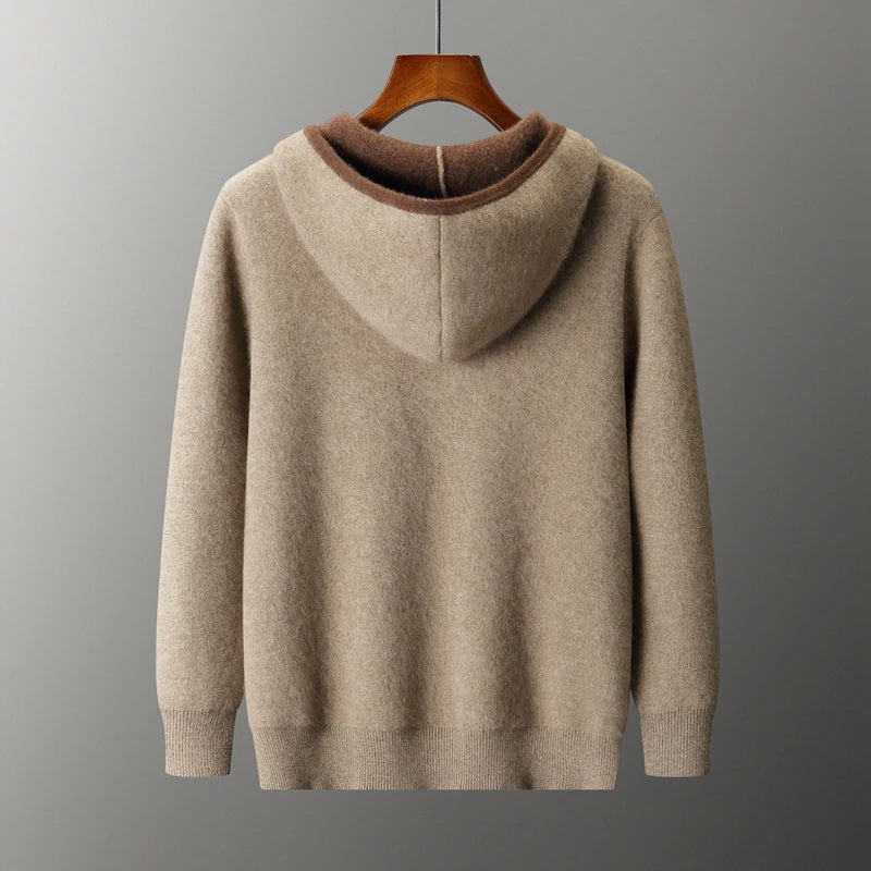 Aspen Cashmere Zip Hoodie