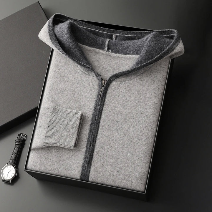 Aspen Cashmere Zip Hoodie