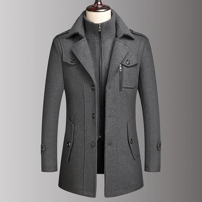 Double Collar Coat by Tom Claren