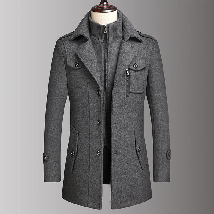 Double Collar Coat by Tom Claren