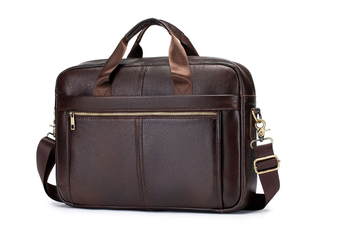 Leather Briefcase by Tom Claren