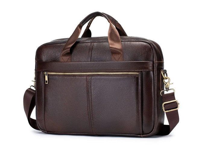 Leather Briefcase by Tom Claren