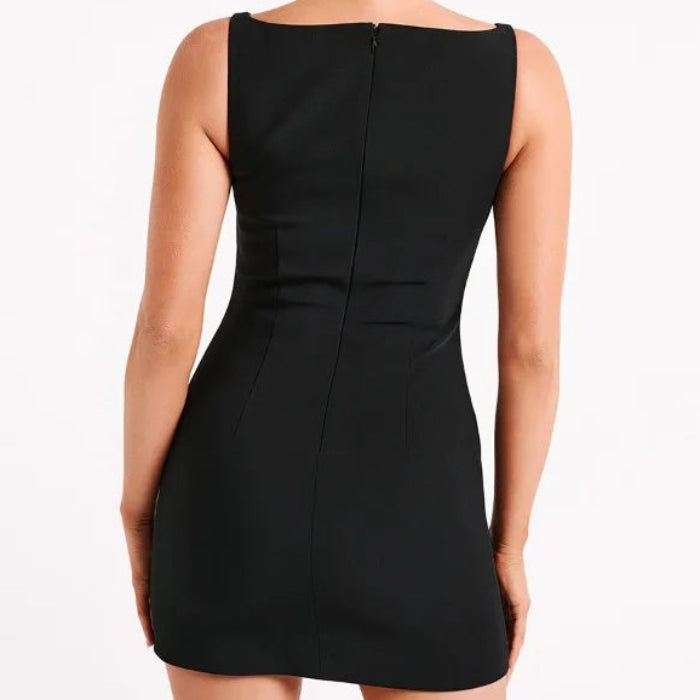 Chic Pleated Tank Dress