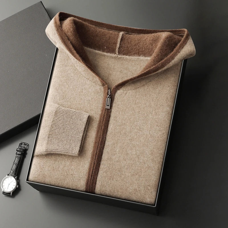 Aspen Cashmere Zip Hoodie