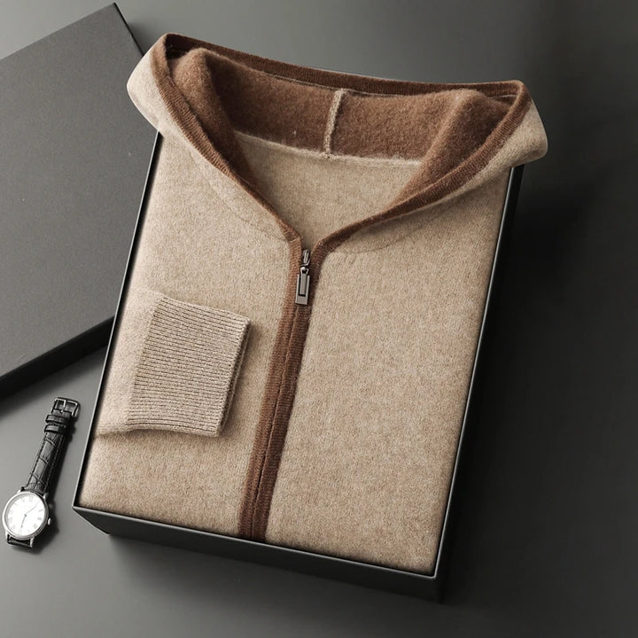 Aspen Cashmere Zip Hoodie