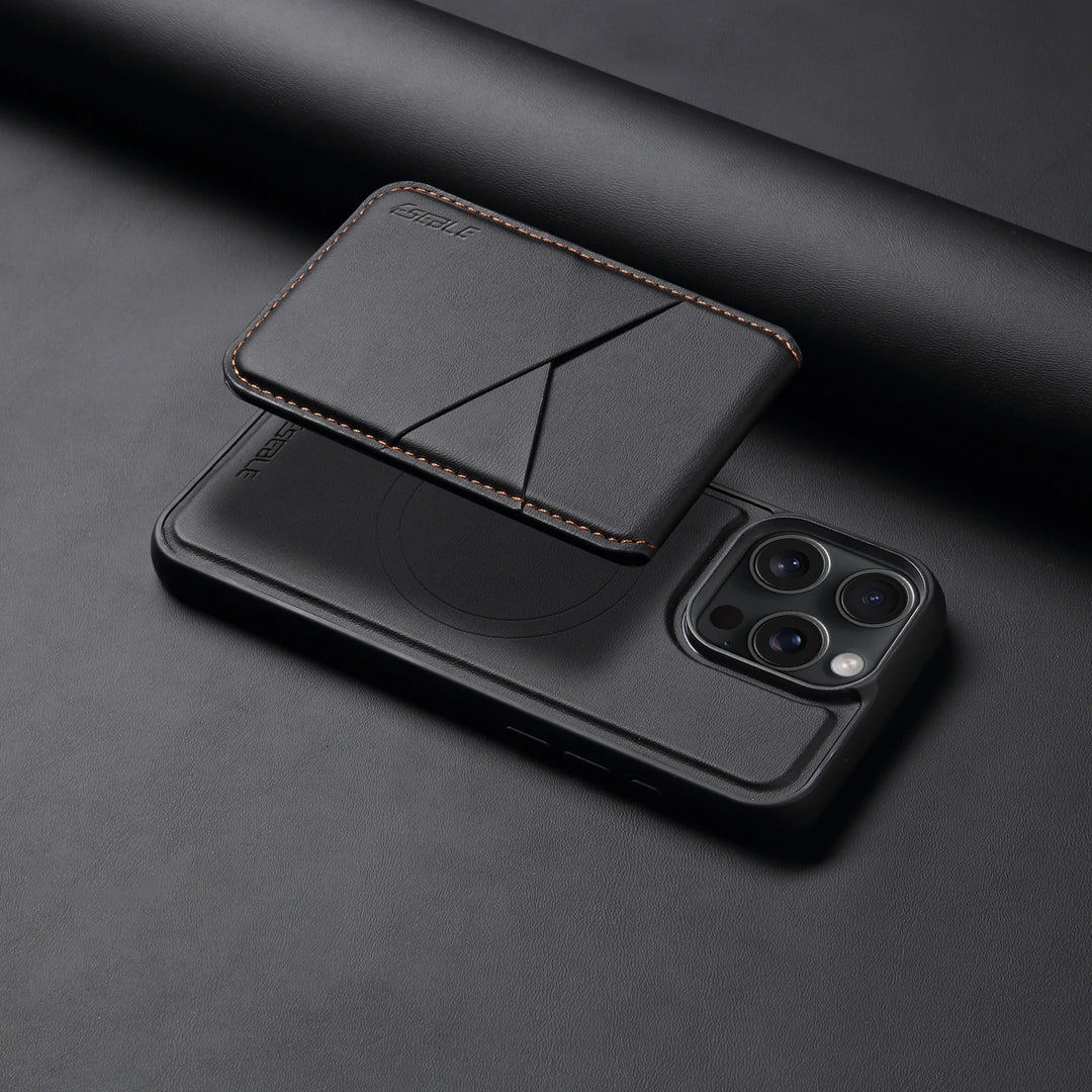 Noir Magnetic Leather Case