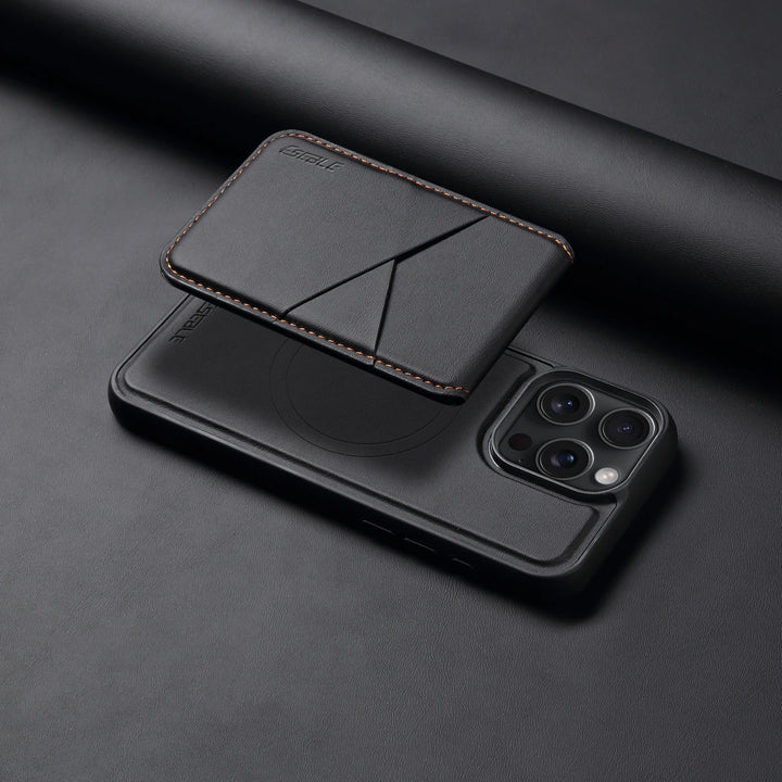 Noir Magnetic Leather Case