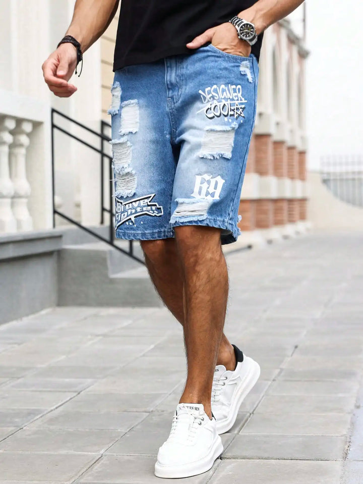 Forte Blue Denim Tom Claren  Shorts