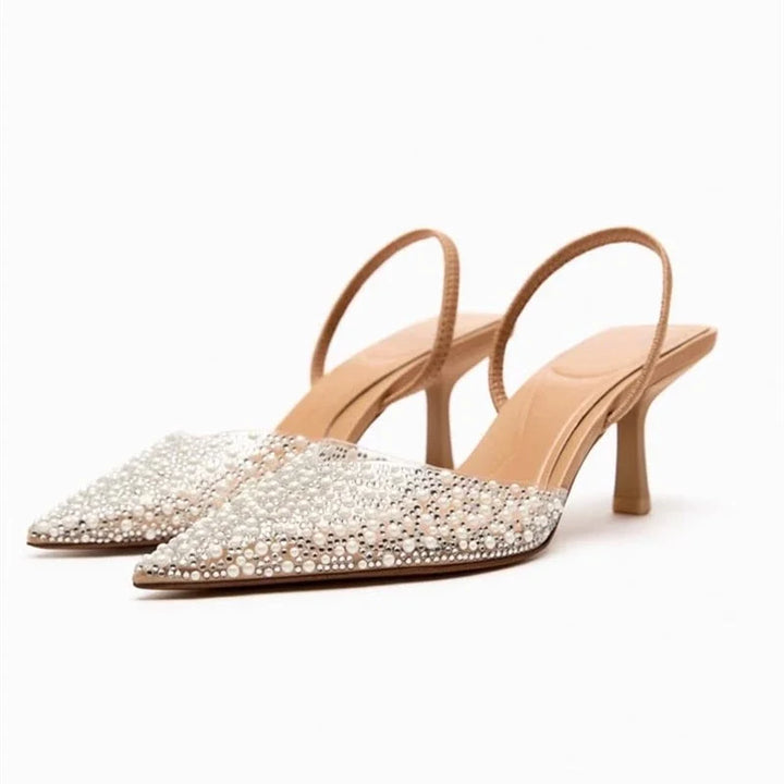 Amélia Pearl Slingback Heels