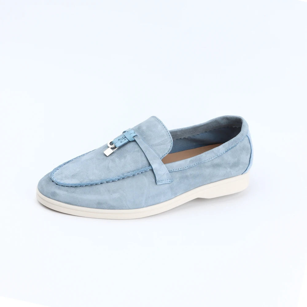 The Verona Suede Loafers by Tom Claren