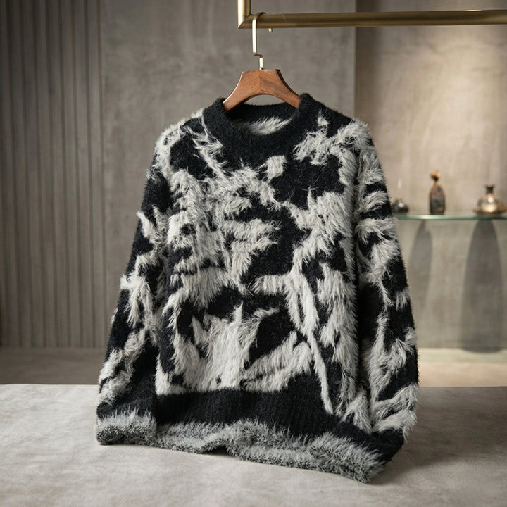 Ashford Textured Crew Knit - Gray