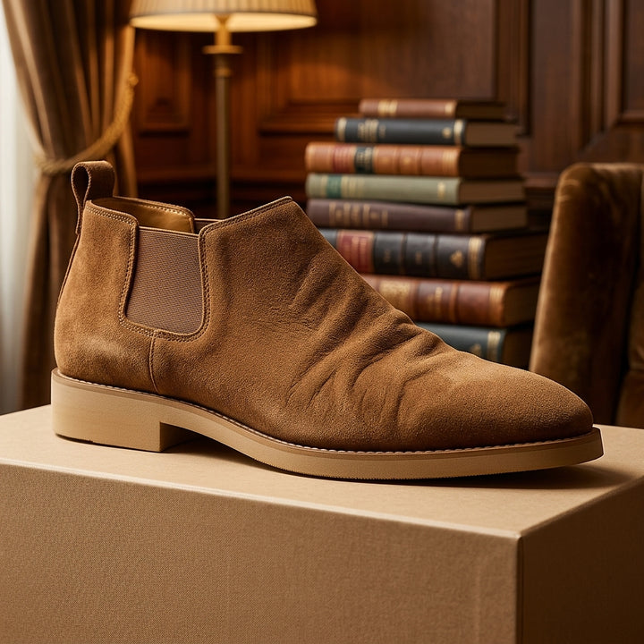 Carter Suede Chelsea Boots - brown