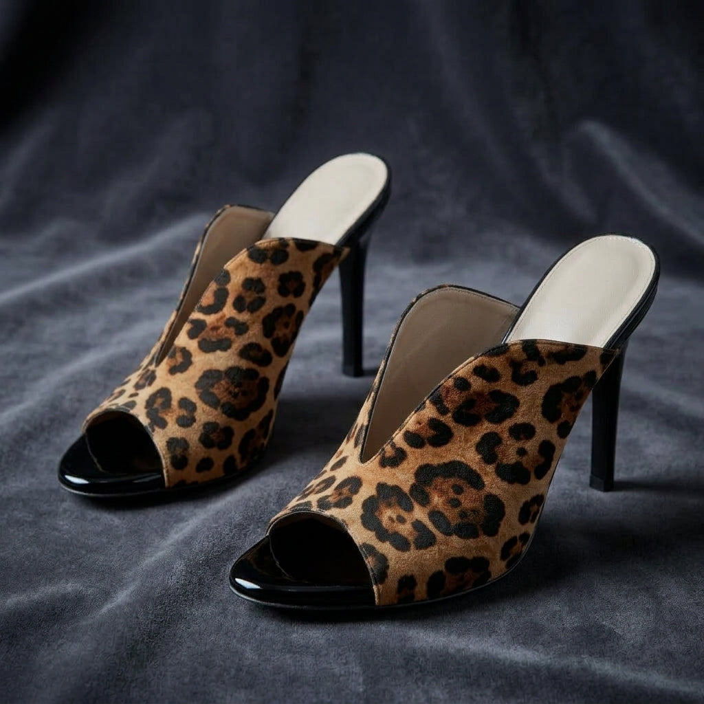 LYLA LEOPARD HEELS