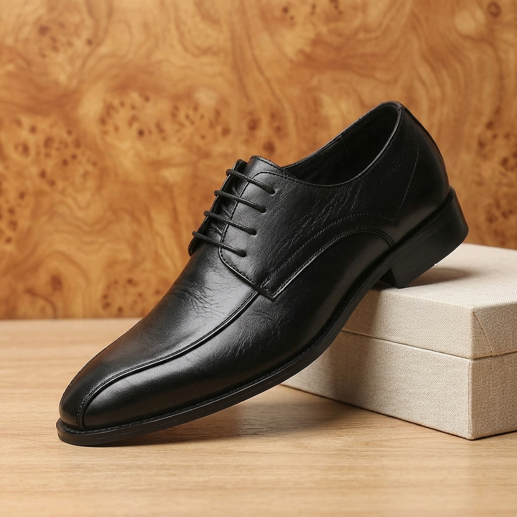 Weston Genuine Leather Oxfords - black