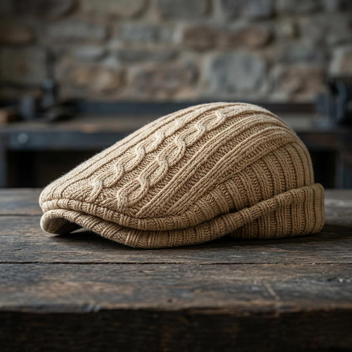 Callahan Cable-Knit Cap - khaki