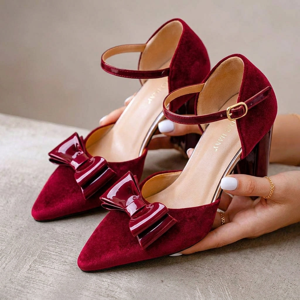 LYLA MAE BOW HEELS