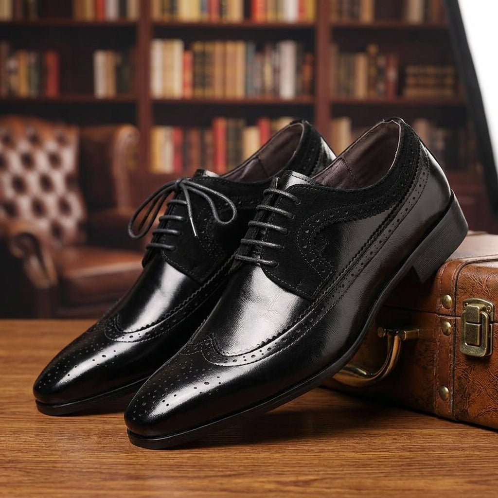 MARCO SANTINO LEATHER LOAFERS