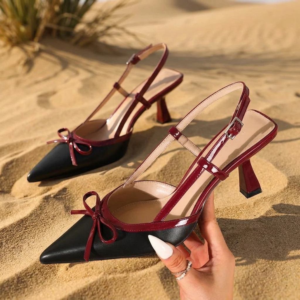 AMARA BELLE BOW HEELS