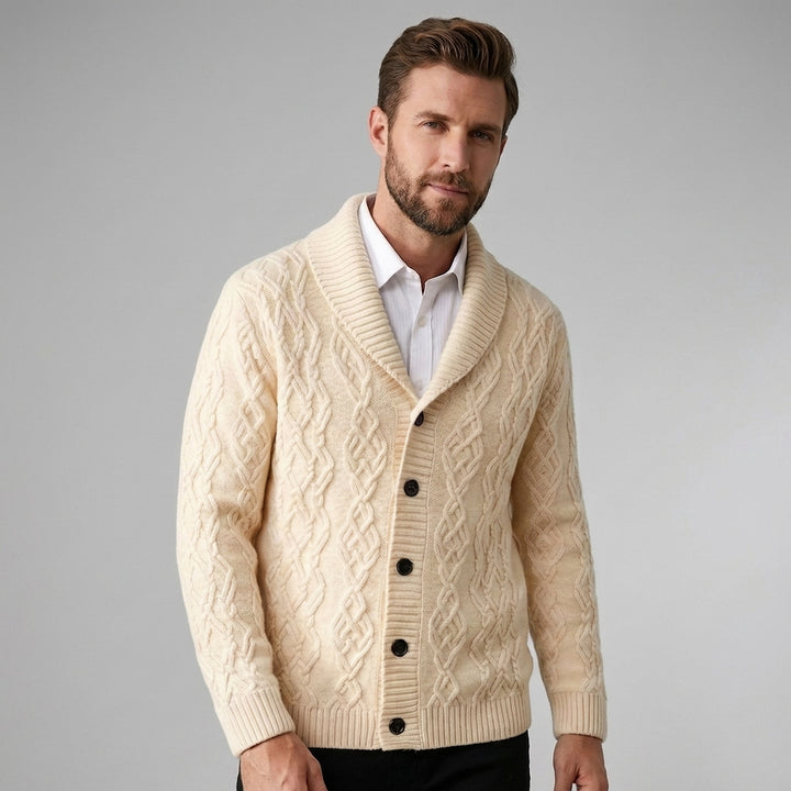 Maddox Wool Sweater - beige