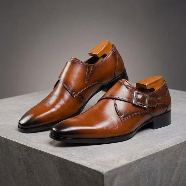 SANTORO LEATHER MONK STRAP