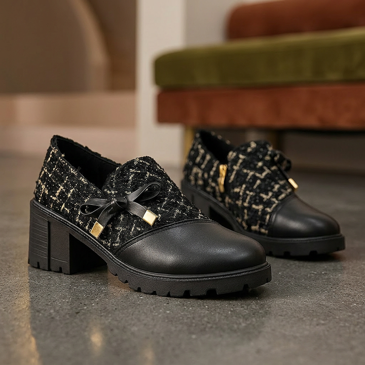 Chantel Tweed Loafers
