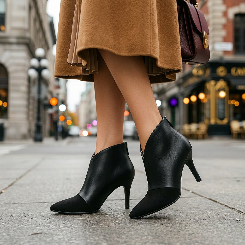 Liana Sculpted Boots - black