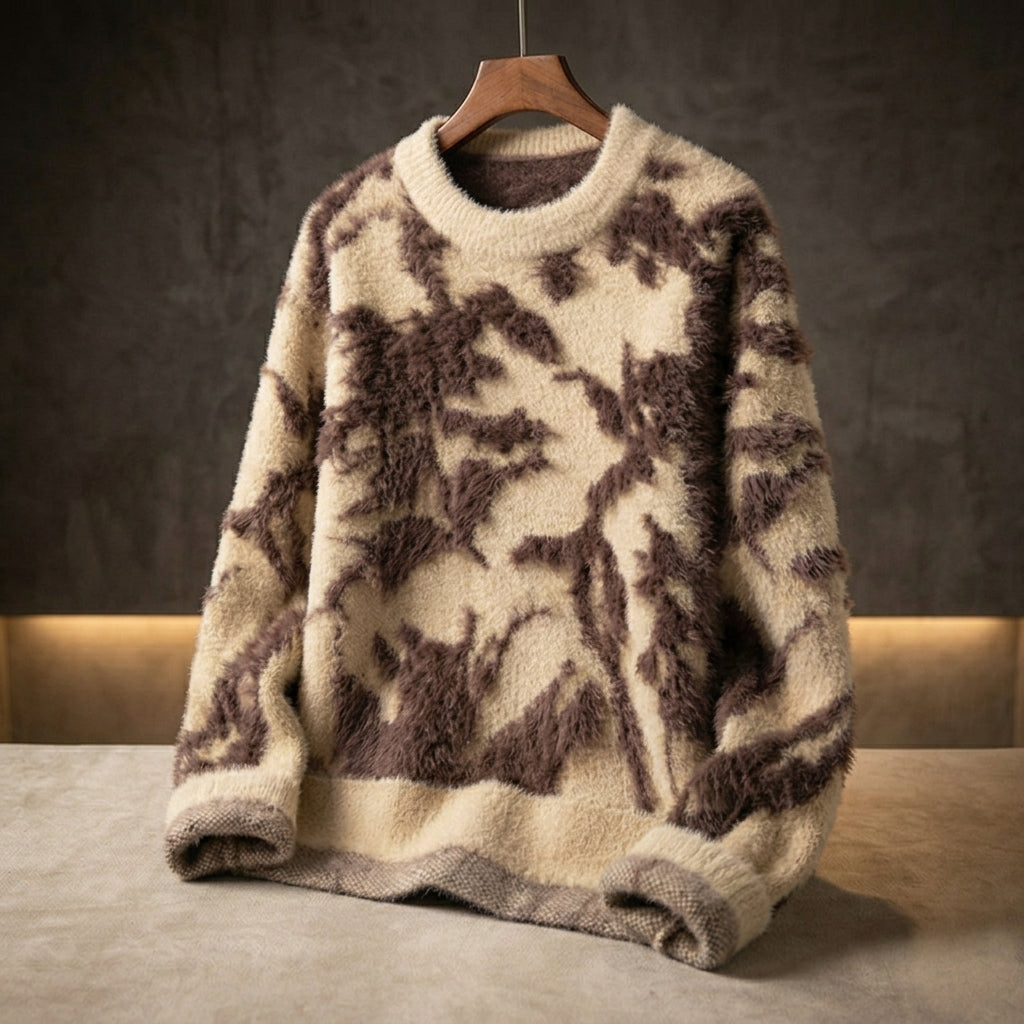 Ashford Textured Crew Knit - khaki